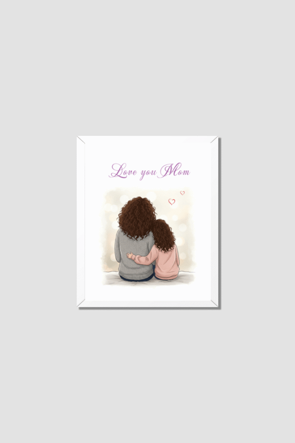 Frame Poster 8×10 mother-daughter