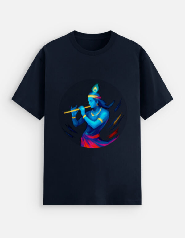 Unisex Stretch T-shirt-Krishna