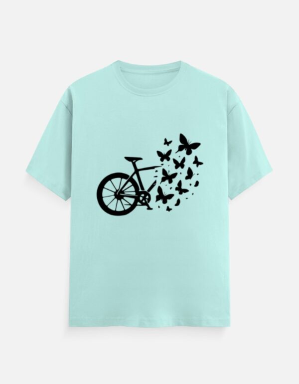 Classic Crew T-Shirt-bicycle-abstract