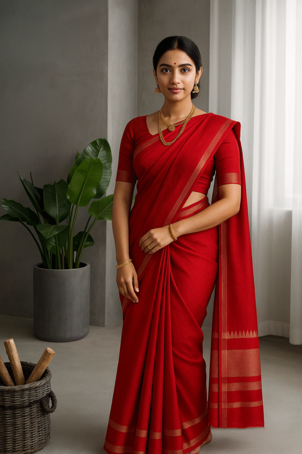 Mangalagiri - Mirchi Red Colour