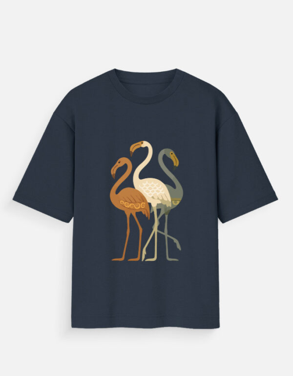 Unisex Oversized Standard T-Shirt Flamingos
