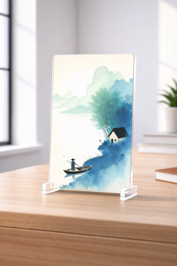 Blue Nature Acrylic Stand